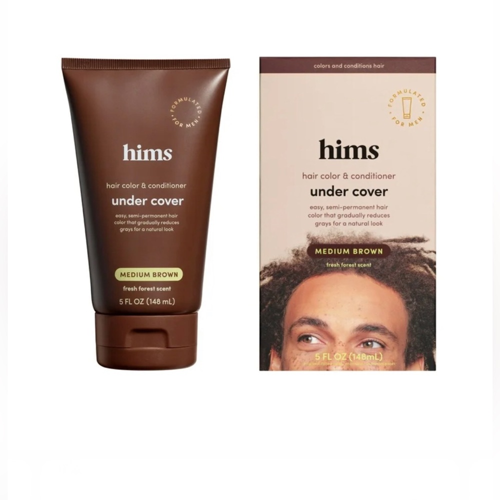 Hims 2pack medium brown Hair Color and conditioner for men 5 fl oz brand new